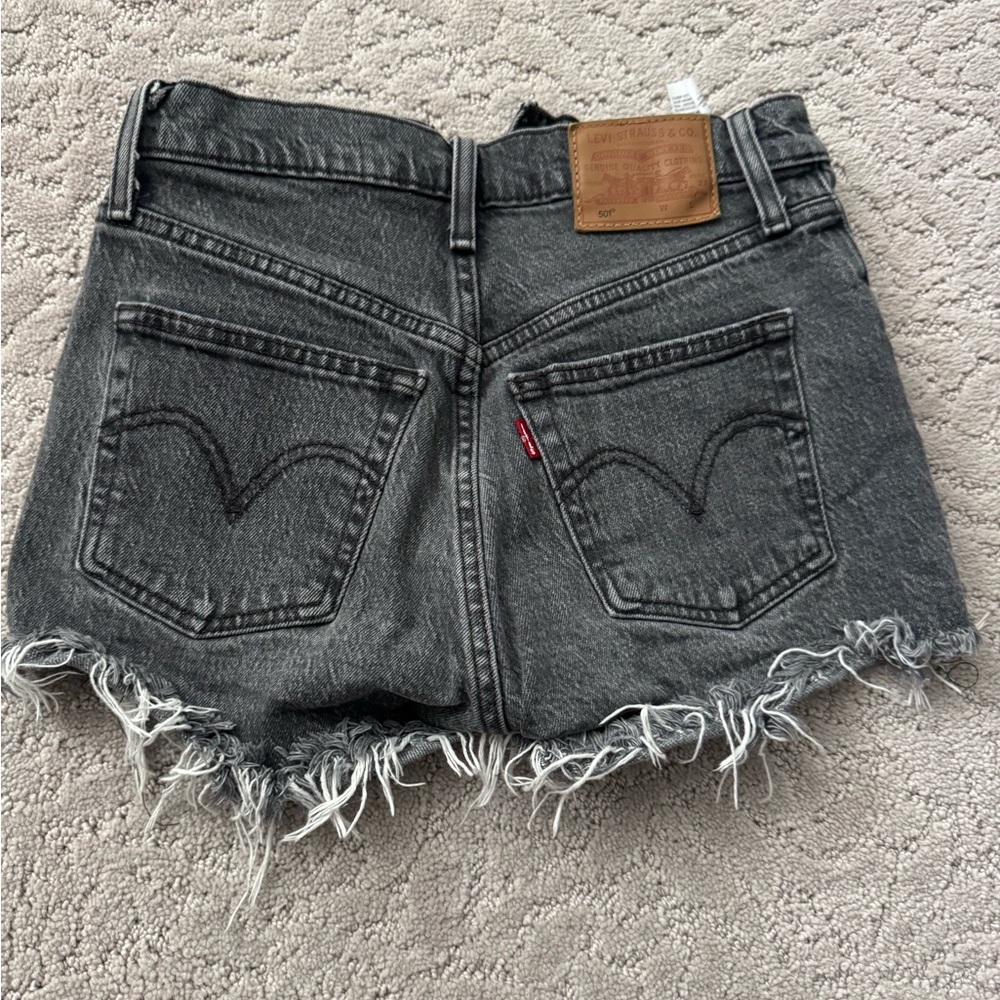 Levi's Black Denim Shorts